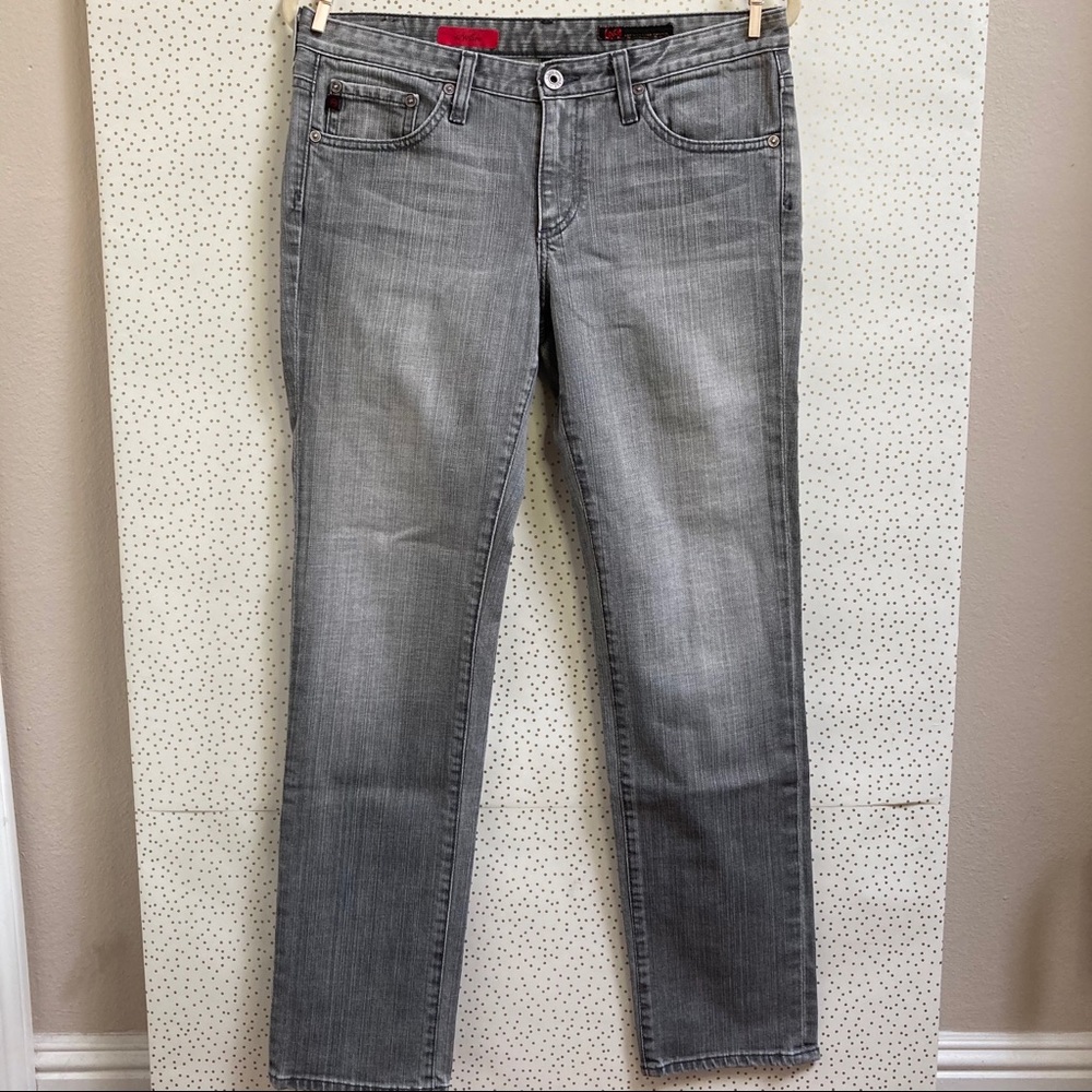 AG Adriano Goldshmied The Willow Gray Wash Jeans